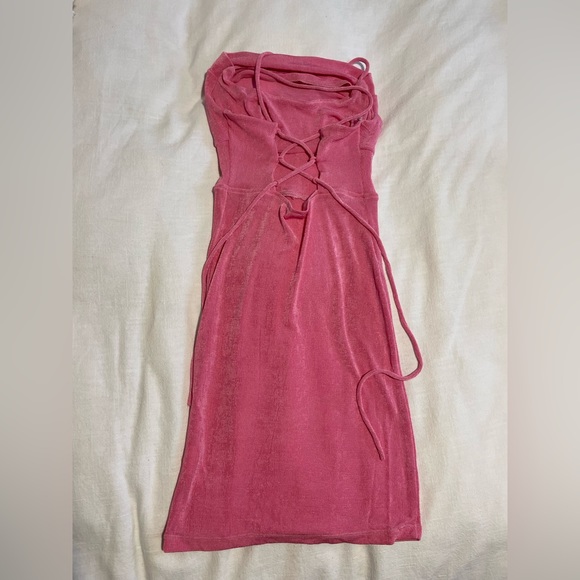 Hello Molly too fast midi dress pink - Picture 4 of 5